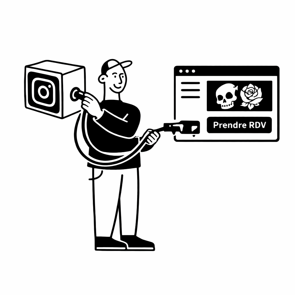 Lien bio Instagram tatoueur : comment transformer les visites en clients